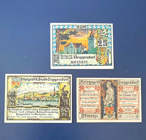 Notgeld bayern stadt - notgeld,