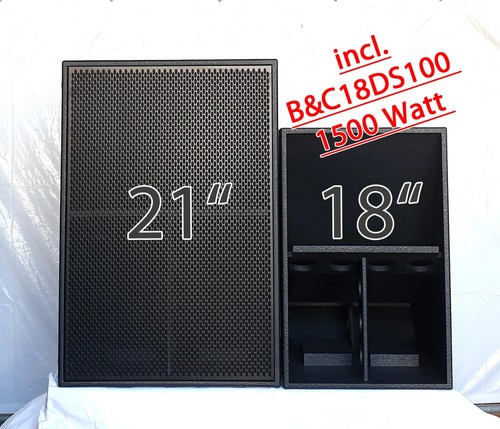 Bass horn subwoofer - 18",