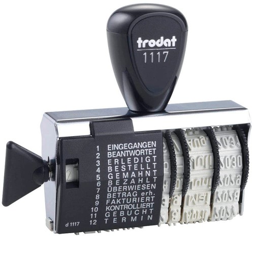 Wortbanddrehstempel 1117 mm - 4,