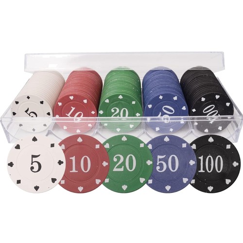 Poker chips set 100 - chips, stück