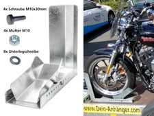 Standschiene Motorradschiene Schiene Motorradwippe inkl. Befestigungsmaterial