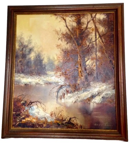 Winterlandschaft von k - winterlandschaft, f.k