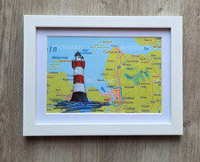 Handgemaltes Aquarellbild mit