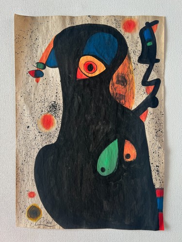 Joan miro zeichnung - joan, (handmade)