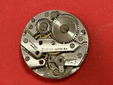Vintage Zodiac FHF 175 Handaufzug  Watch Movement Good Balance fur parts (R87)
