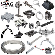 ✅  Blitzableiter Blitzschutz Material Tiefenerder Aluminium Draht 8mm Fangmast