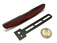 Reflektor mit Halter 125x18 mm universal Katzenauge Rückstrahler E- geprüft