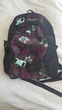 Dakine Rucksack ca. 25 Liter Volumen Mit Schwarz Lila Blumenmuster ca. 40x30cm