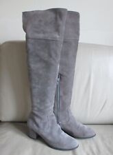 Stiefel, Tamaris, Overknee, Gr. 38 Wildleder, Grau