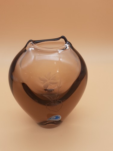 Glas tischvase 11cm 551gr - glas, h-11cm./551gr