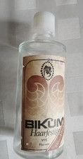 DDR "BIKUM" Haarfestiger  VEB Florena Betrieb  Werdau Flasche 100 ml ohne Inhalt