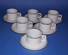 6 Espresso Tassen Untertassen