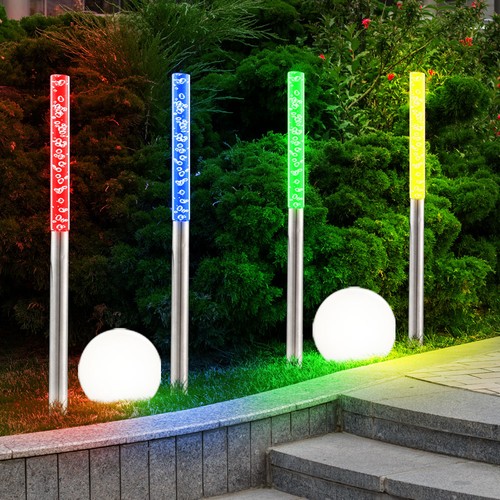 6er set led solar leuchten - 6er,