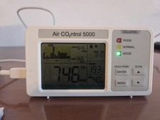 TFA Dostmann AIRCO2NTROL 5000 CO2-MESSGERÄT mit Datenlogger, Weiß