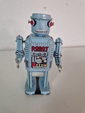 Roboter, Blech, 13,5 cm, Aufziehspielzeug