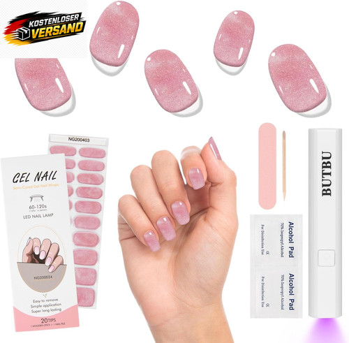 Nagelaufkleber set mit - set,