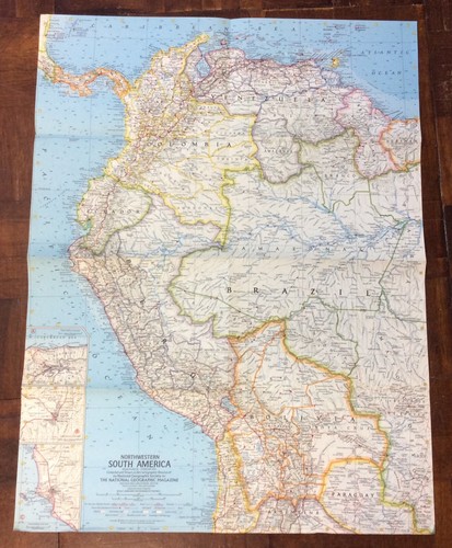 Vintage map northwestern - vintage,