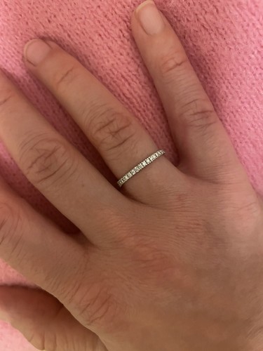 Memory ring 750 weißgold mit - memory,