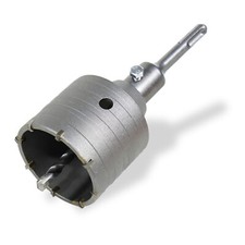 B-WAREN Bohrkrone 50-100 mm steckdosenbohrer beton für Mauerwerk und Beton