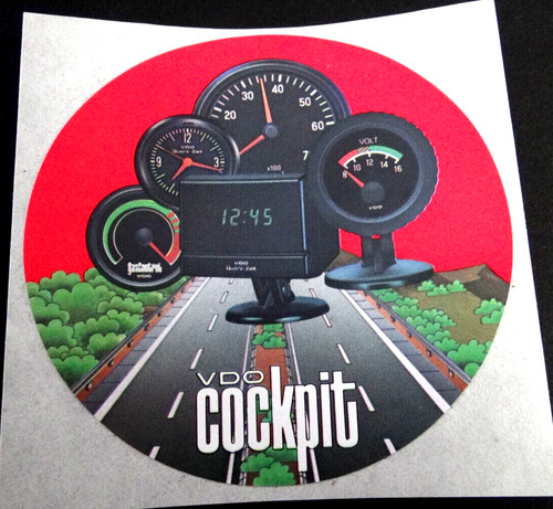 Werbe aufkleber vdo cockpit - werbe-aufkleber,