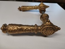 Türklinke Klinke Antik Drücker Bronze Historisch - Original