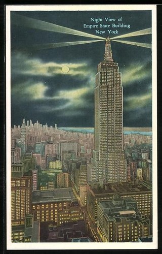 New york night view of - york,, ny,