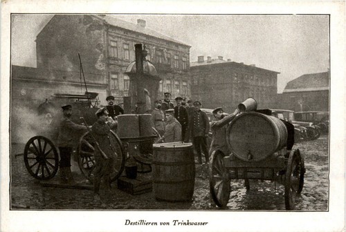 Destillieren von trinkwasser - von,