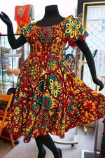 Afrikanisches kleid baumwolle - ,