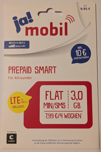 Mobil prepaid - ja!,