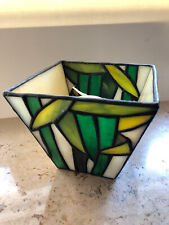 Tiffany Glaskunst, Tischdeco, Windlicht mit Kerze