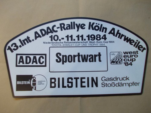 Rallye schild adac - schild, adac-rallye