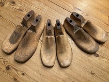 Antike Schuhleisten, 3 Paar, Größen 31/32/35, Holz