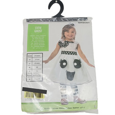 Ghost Kostüm Größe 98 Kinder Geist 2-3 Jahre Karneval Fasching Cutie Verkleidung