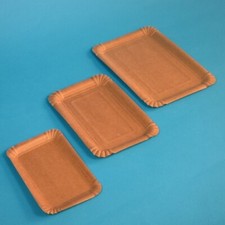 Pappteller Papierteller eckig