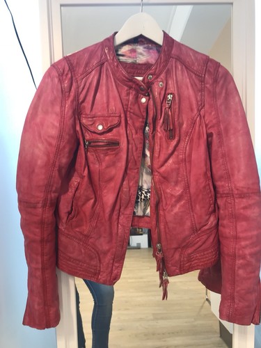 Freaky nation lederjacke pink - freaky,