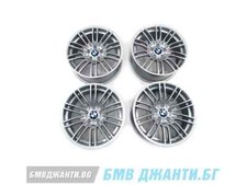 NEW SET 4x Original alloy wheels Alufelgen BMW Style 260M M3 E90 E92 E93 Silber