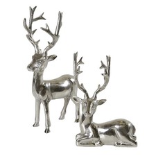 Hirsch Aluminium silber