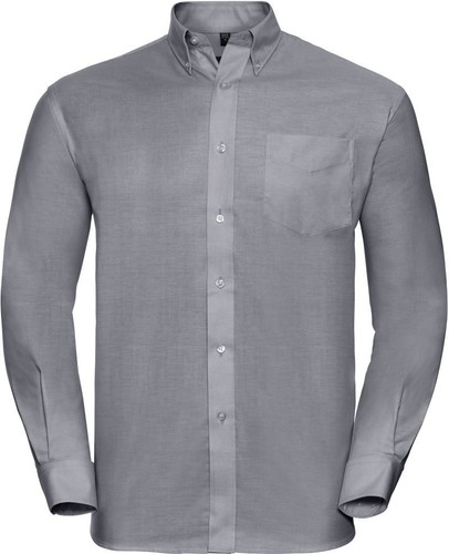 Herren oxford langarmhemd - langarmhemd, –
