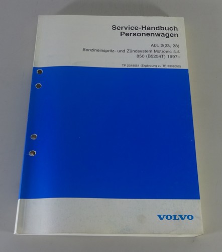Werkstatthandbuch volvo 850 - volvo,