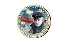 2 Euro vergoldet Manfred von