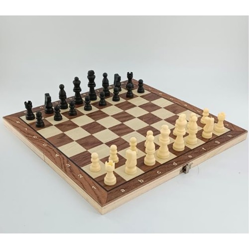 Schach holz faltbar 1 - holz,