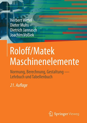 Roloff matek maschinenelemente - roloff,