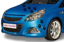 Tier Pfoten Katze Hunde Aufkleber für´s Auto 20 Motive 6 unt. Sets 
