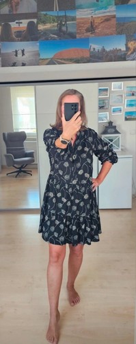 Taifun blusenkleid schwarz - schwarz, 40