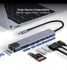USB-C Hub 8-IN-1 Adapter 4K