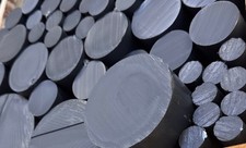Pvc rundstange dunkelgrau - rundstange,