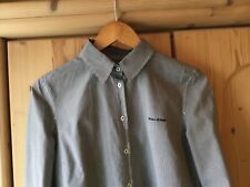 Marco Polo Bluse fein schwarz weiß kariert Gr. 36