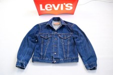 Levis Jeans Jacke Jacket Trucker Denim Rockabilly Blau Vintage 90s Damen 70500 L