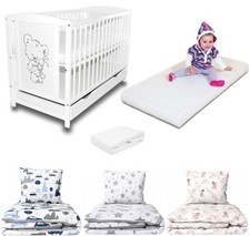 Babybett gitterbett weiß mit - gitterbett,