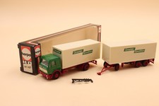 Herpa Mercedes NG Kastenanhänger LKW 2-Achs/3-Achs "Gmehlin Spedition" 811427 1:8